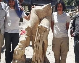 В Иордании откопали большую статую Афродиты