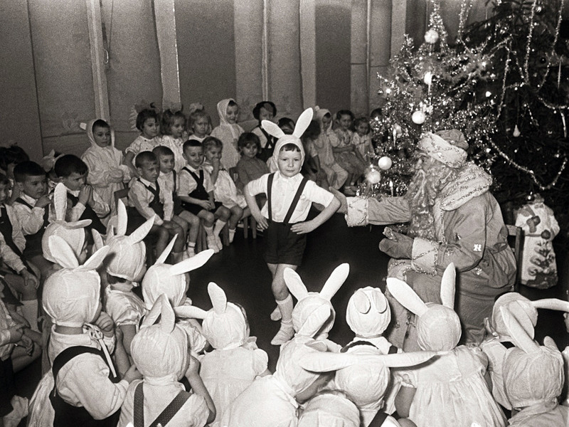 Новый год 1964 Москва детский сад